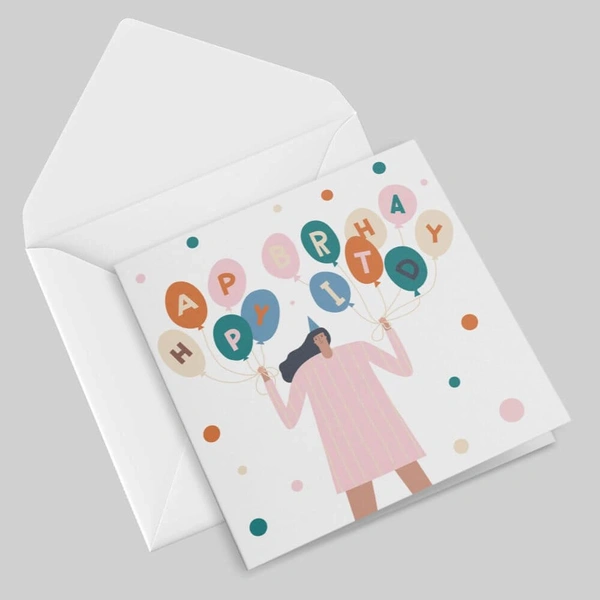 Square Greetings Card